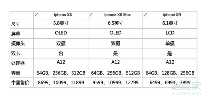 苹果xr和max区别