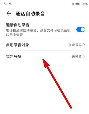 华为mate30pro怎么设置指定号码通话自动录音