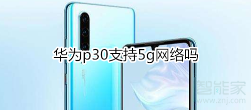 华为p30支持5g网络吗