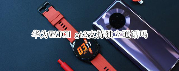 华为WATCH gt2支持独立通话吗