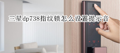 三星dp738指纹锁怎么设置提示音