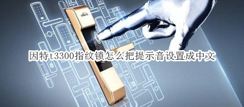 因特t3300指纹锁怎么把提示音设置成中文