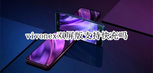 vivonex双屏版支持快充吗