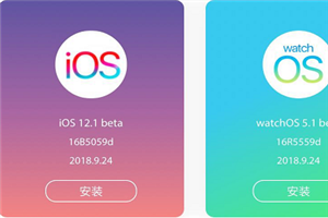 ios12.1beta1怎么升级