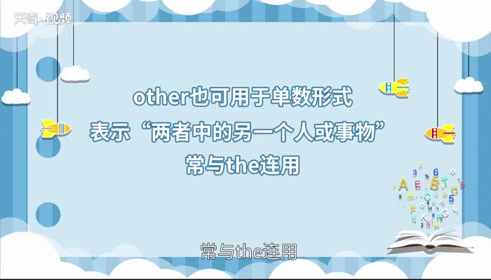 other的用法 other的用法有哪些