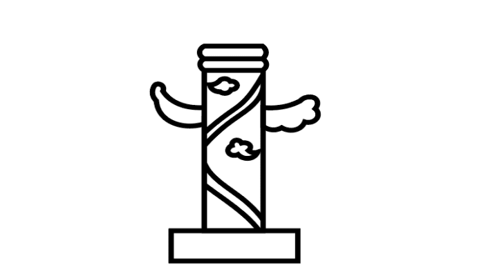 华表柱简笔画 华表柱简笔画怎么画