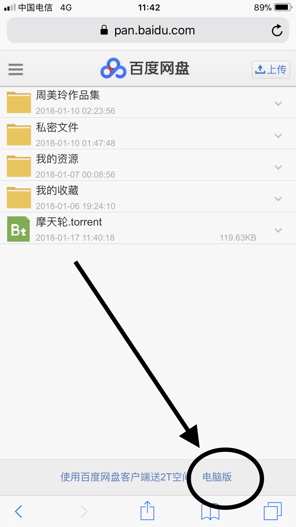 iphonexr怎么打开百度云网盘bt种子