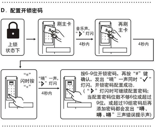 betech必达G5智能门锁使用说明书