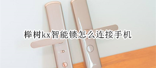榉树kx智能锁怎么连接手机APP