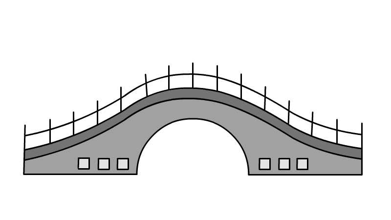 桥简笔画 桥怎么画