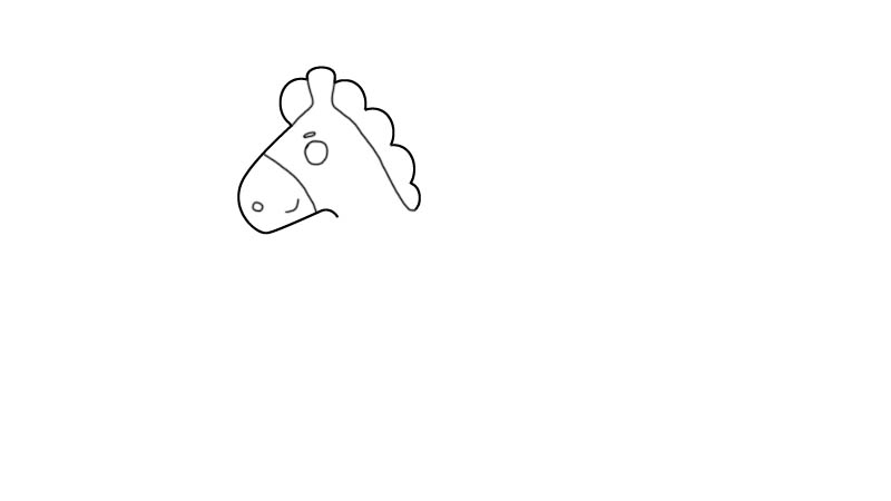 小马玩具简笔画步骤  小马玩具简笔画教程