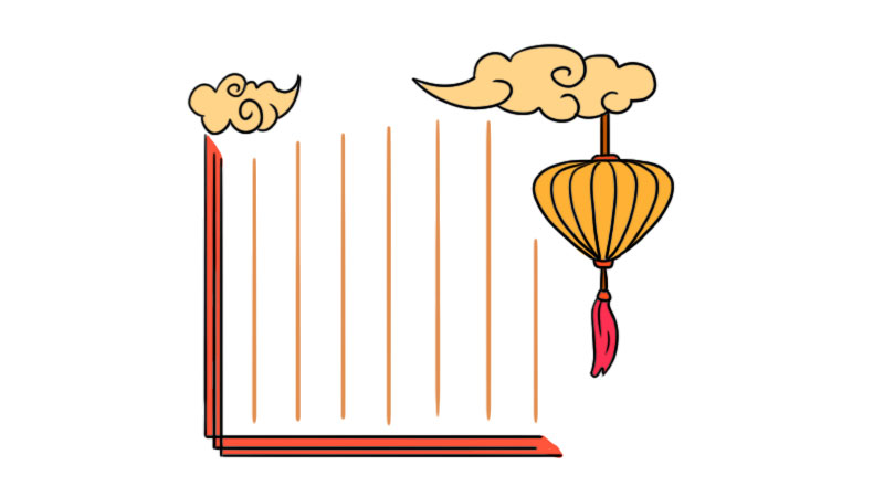 元旦古诗配画简笔画步骤  元旦古诗配画简笔画怎么画