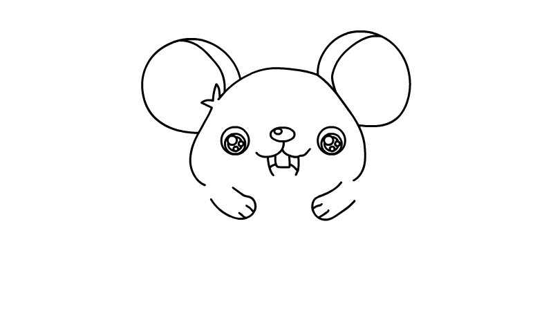 鼠年新春简笔画