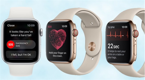 Apple Watch Series 4 耐克智能手表怎么唤醒屏幕