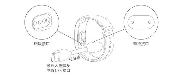 魅族手环H1怎么充电