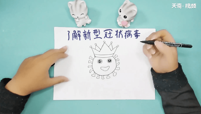 关于了解新型冠状病毒手抄报 关于了解新型冠状病毒画报