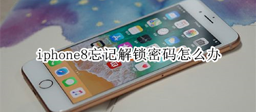 iphone8忘记解锁密码怎么办