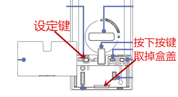 三星dr708指纹锁设定键在哪