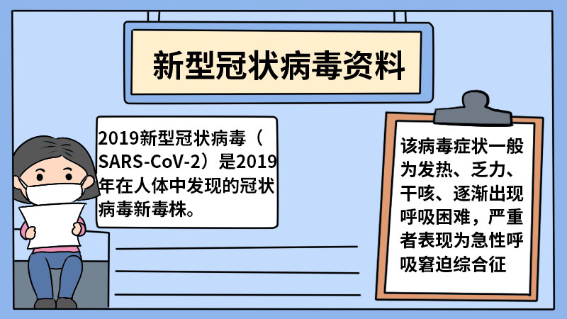 新型冠状病毒资料内容手抄报 新型冠状病毒资料内容手抄报画法