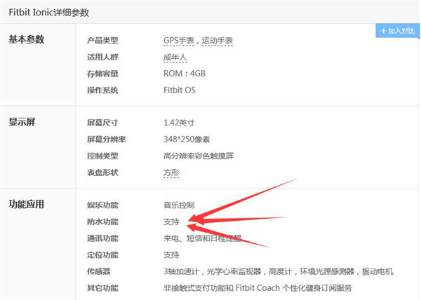 Fitbit Ionic智能手表支不支持游泳
