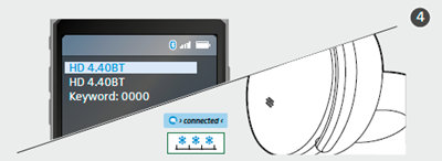 森海塞尔HD4.40BT耳机蓝牙配对教程