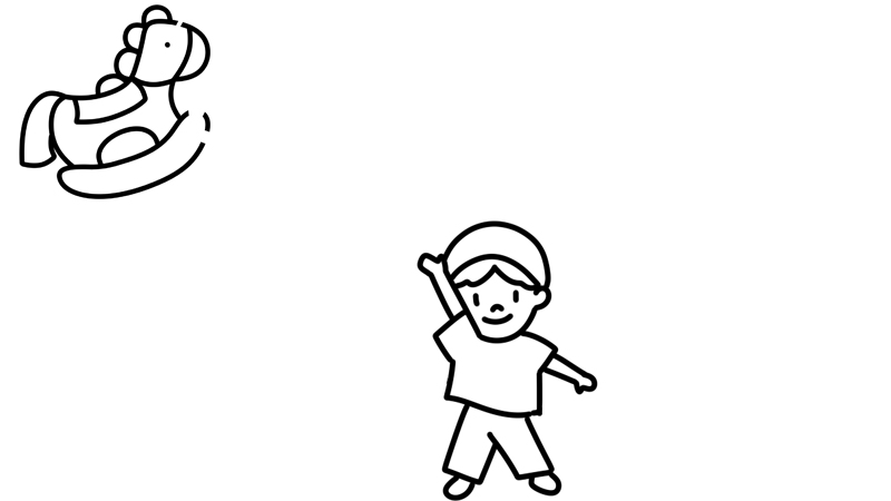 儿童节木马玩具手抄报怎么画