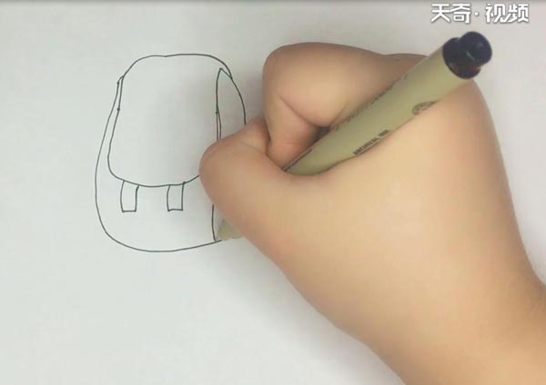 背包简笔画