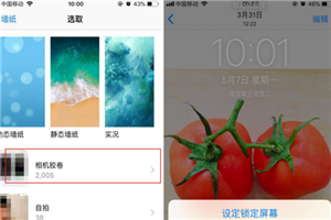 iphonex怎么设置壁纸