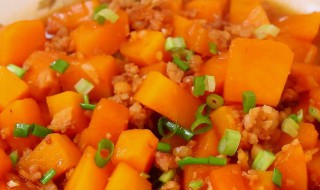 南瓜焖肉做法 南瓜焖肉怎么做