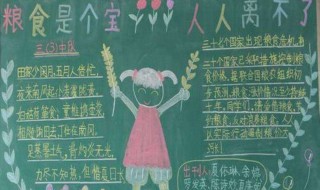 节约粮食的手抄报内容 节约粮食欢迎查看