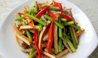 香干炒肉丝 香干炒肉丝做法