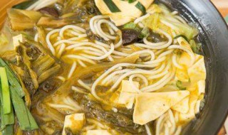 酸菜米线做法 做米线的方法