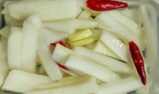 泡酸辣萝卜的做法 泡酸辣萝卜怎么做好吃