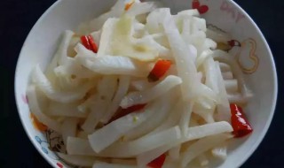 腌酸辣萝卜的做法 酸辣萝卜的具体腌制方法