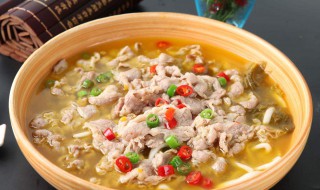 酸汤肥牛面做法 怎么做酸汤肥牛面