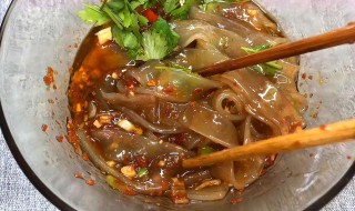 酸辣宽粉的做法 制作的步骤都有哪些