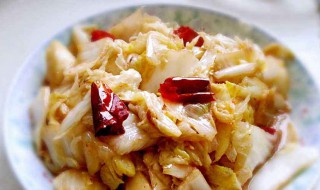 正宗酸辣白菜的做法炒 正宗酸辣白菜的做法介绍