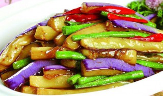 茄子炒豆角的家常做法 茄子炒豆角怎么做