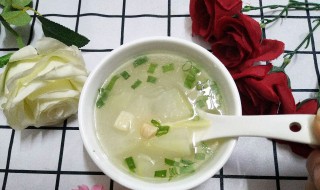 干贝冬瓜汤的家常做法 干贝冬瓜汤家常做法