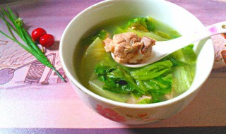 排骨小白菜汤的做法 排骨小白菜汤正宗做法
