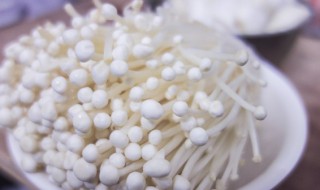 金针菇如何清洗 金针菇怎么清洗