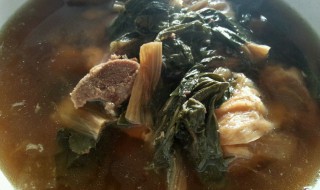 菜干煲汤广东做法 菜干煲汤广东做法介绍