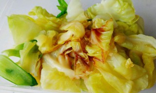 腌莲花白的做法 怎样做腌莲花白