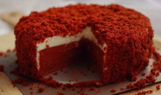 红丝绒蛋糕上面的红色是用什么做的 红丝绒蛋糕的介绍