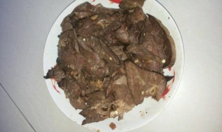 炒肺片的做法 炒肺片怎么做