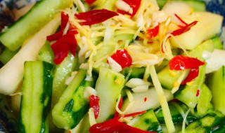 酸辣黄瓜的腌制方法 怎么腌制酸辣黄瓜