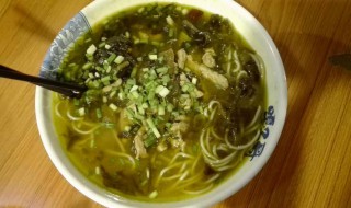 酸菜面怎么做好吃简单 酸菜面做法