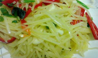 酸辣凉拌土豆丝 酸辣凉拌土豆丝做法简述