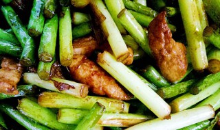 卤蒜苔怎么做 蒜苔肉卤怎么做