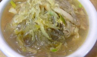 酸菜做什么好吃 酸菜粉条的方法
